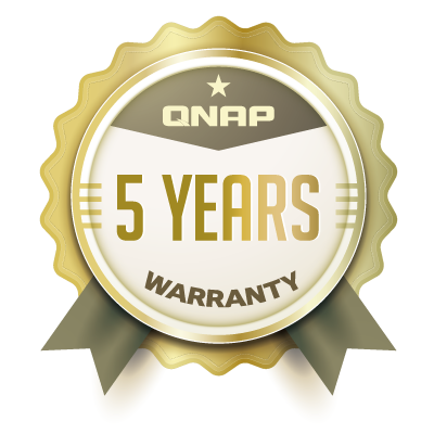 QNAP's 5 year warranty