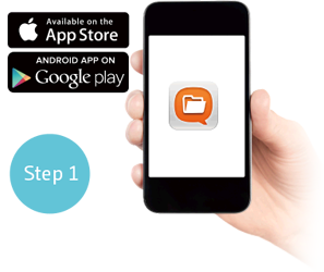 Step 1: Install Qfile from App Store or Google Play