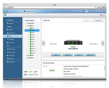 Powerful QTS Storage Manager