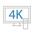 Ultimate visual experience with 4K HDMI output